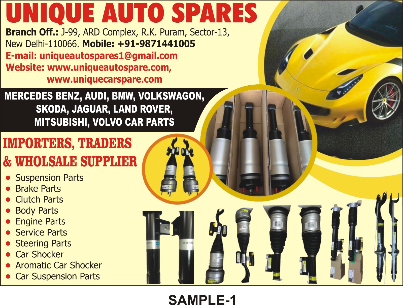 Car Shocker Supplier